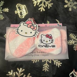 hello kitty plush spa headband